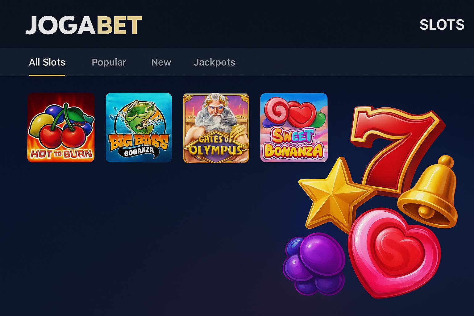 Jogos de Slot no Casino Online JOGABET